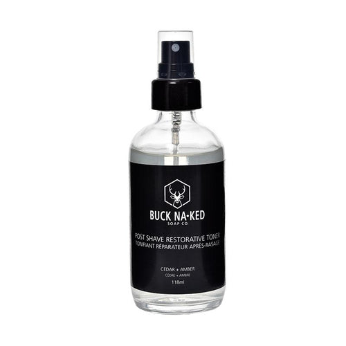 Buck Naked | cedar + amber post shave restorative toner
