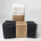 cotton flannel reusable kitchen cloth - unpaper towels  1-ply | cheeks ahoy