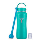 DYLN Wide-Mouth 32 oz. Water Bottle /w Sports Cap and Extra Diffusers