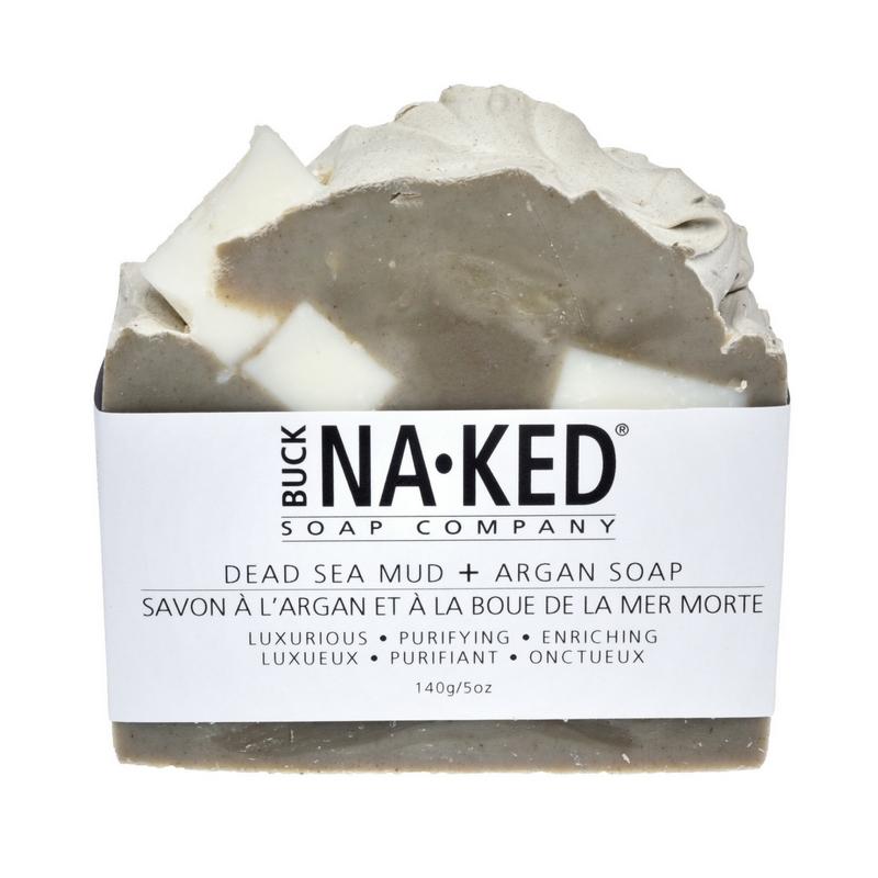 Buck Naked | dead sea mud & argan vegan soap bar