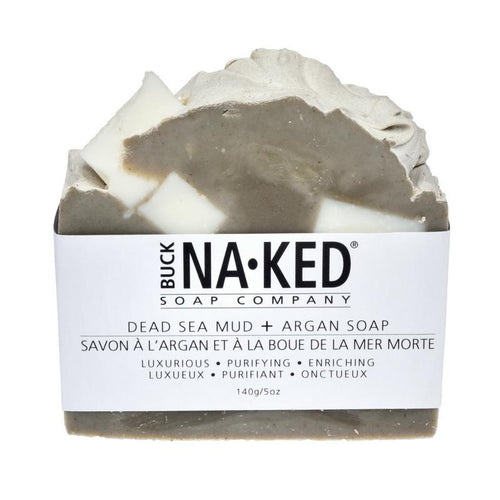 Buck Naked | dead sea mud & argan vegan soap bar