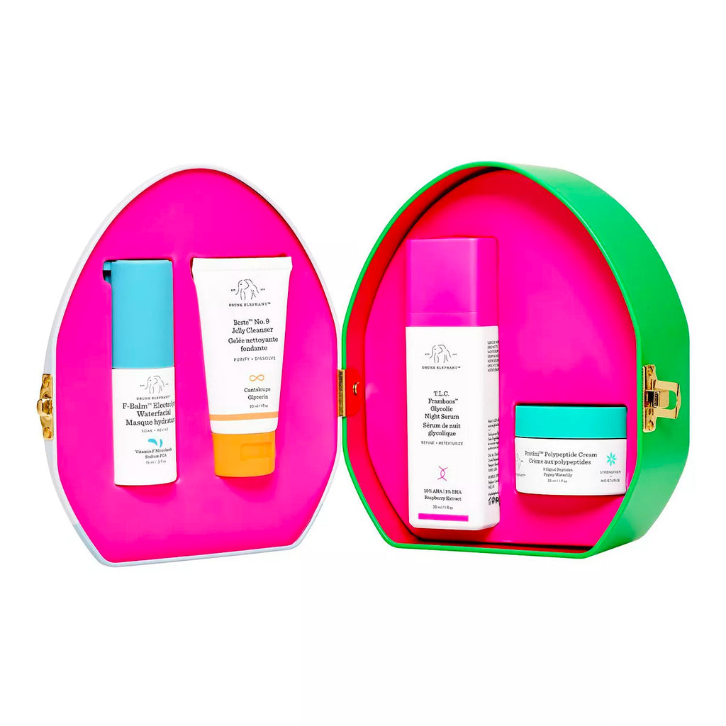 Drunk Elephant Saving Face Resurfacing Skincare Kit - The P.M. Routine