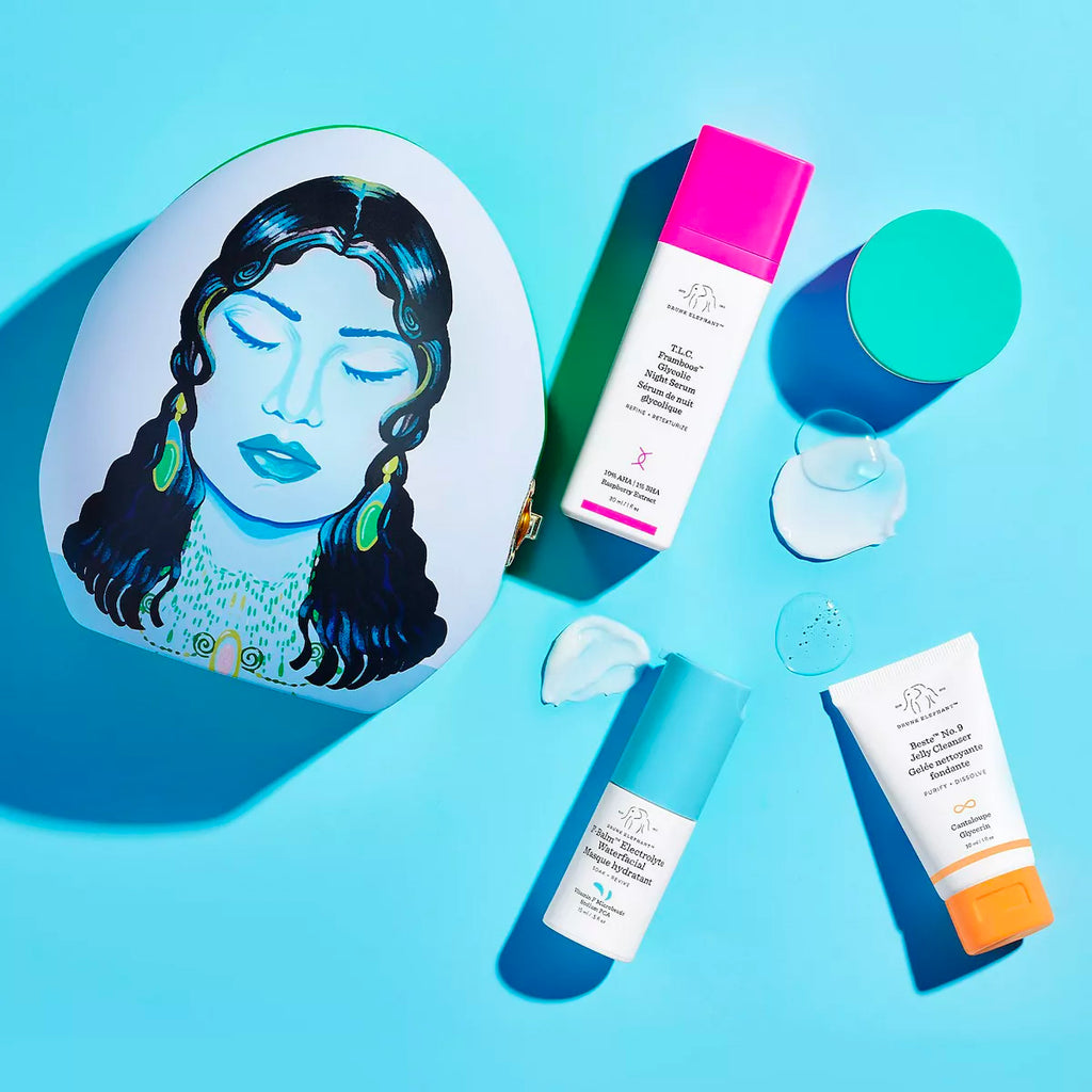 Drunk Elephant Saving Face Resurfacing Skincare Kit - The P.M. Routine