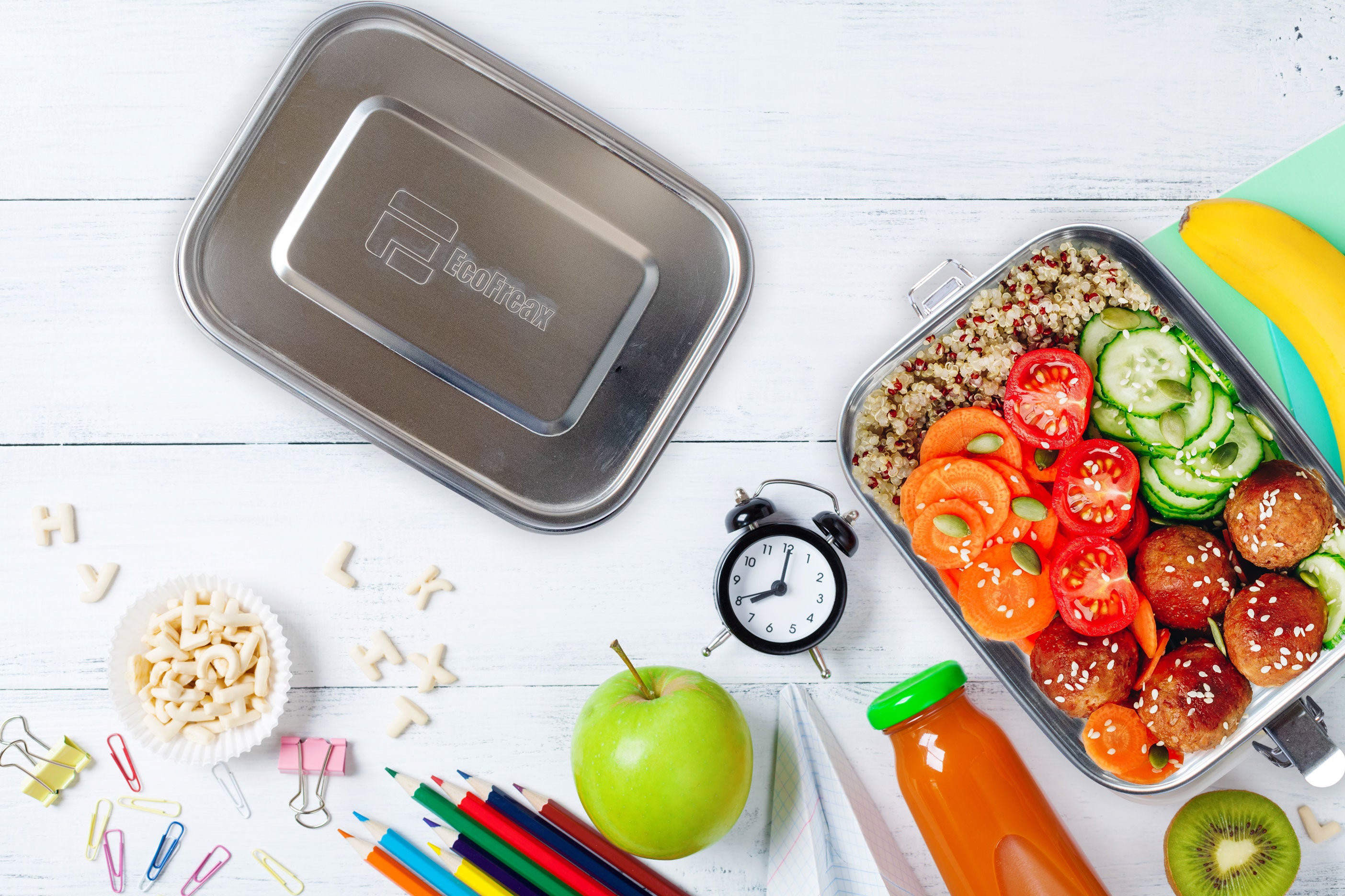 Stainless Steel Metal Lunch Box Food Container