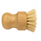 Sisal Mini Scrub Brush Bamboo Dish Scrubber