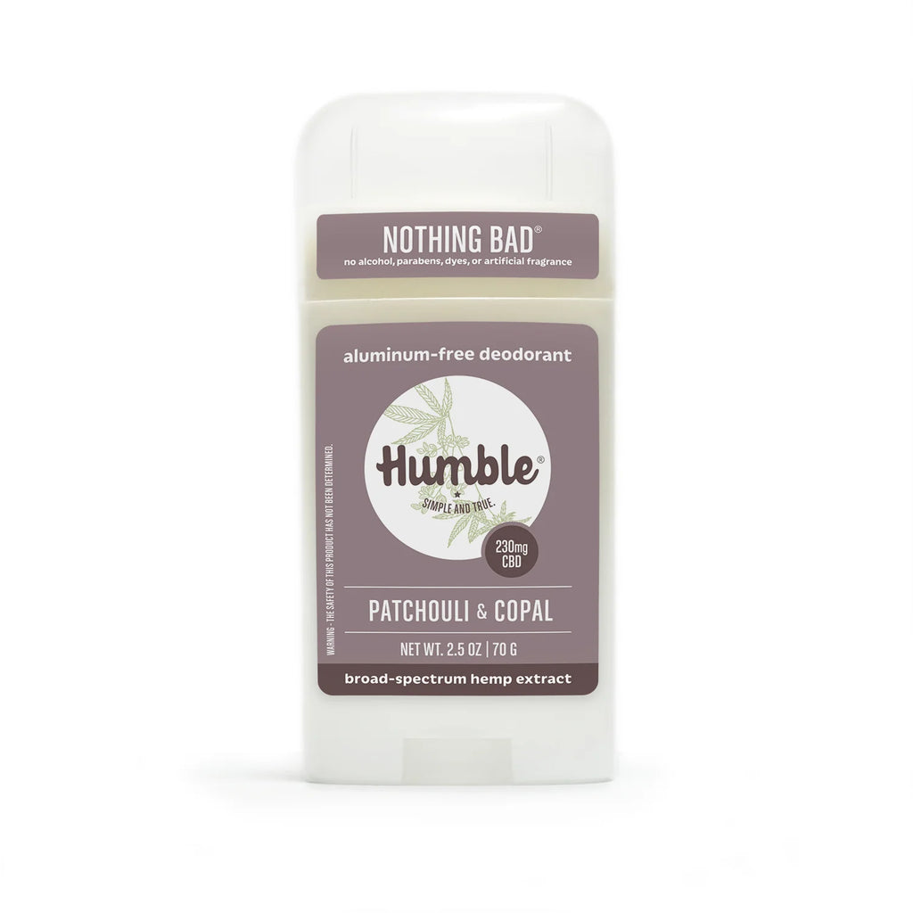Humble CBD Deodorant - Patchouli & Copal with Hemp Extract