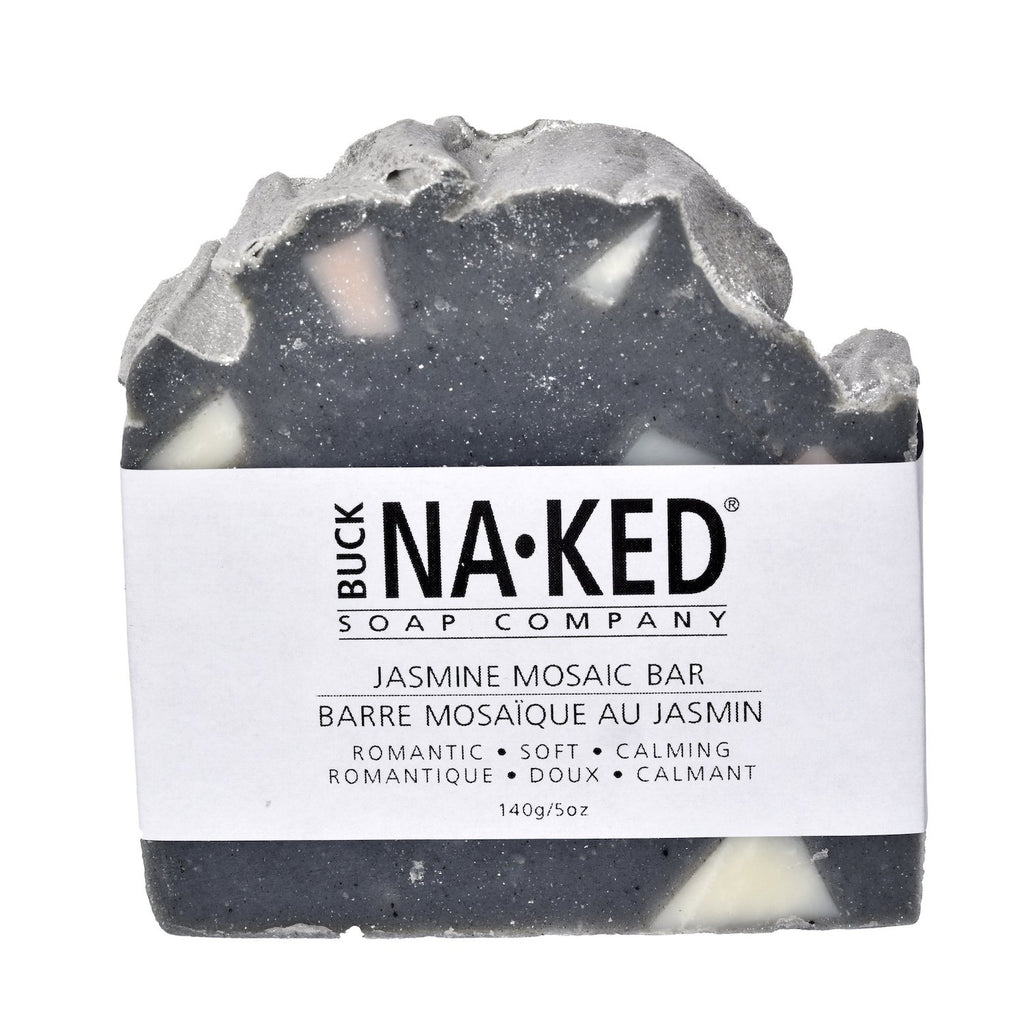 Buck Naked | jasmine mosaic vegan soap bar