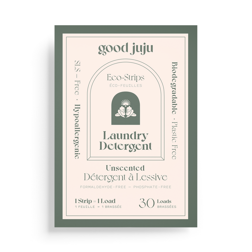 Good Juju Laundry Strips - Unscented Scent - Eco-Friendly & Hypoallergenic