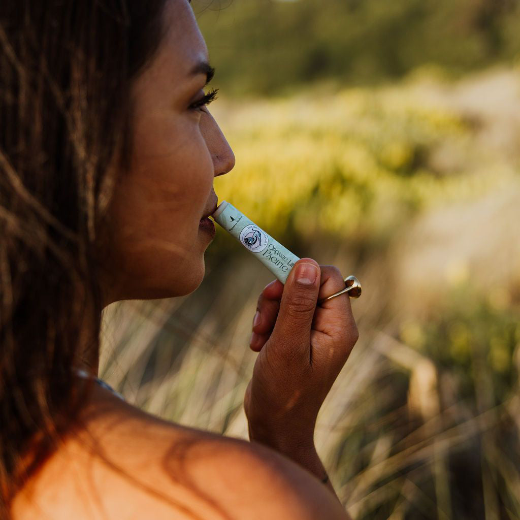 organic lip balm - pacific mint