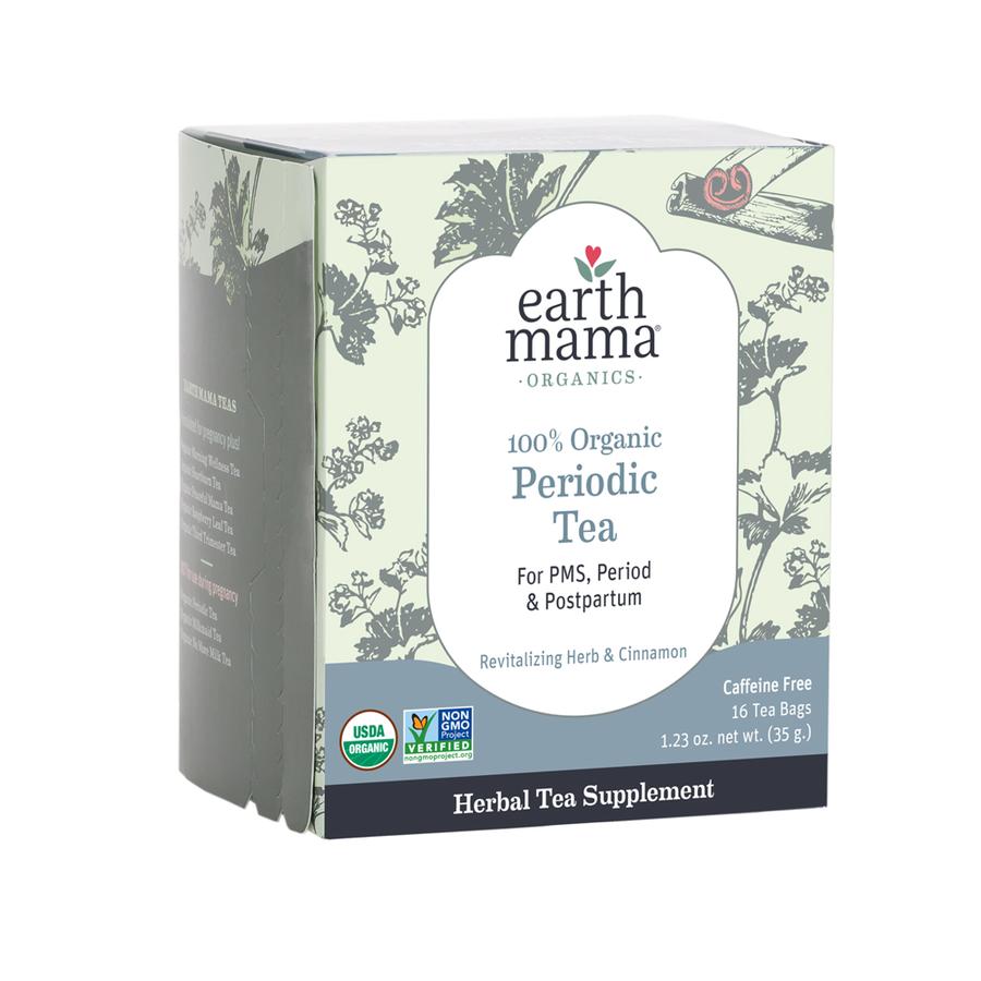 organic herbal periodic tea | earth mama