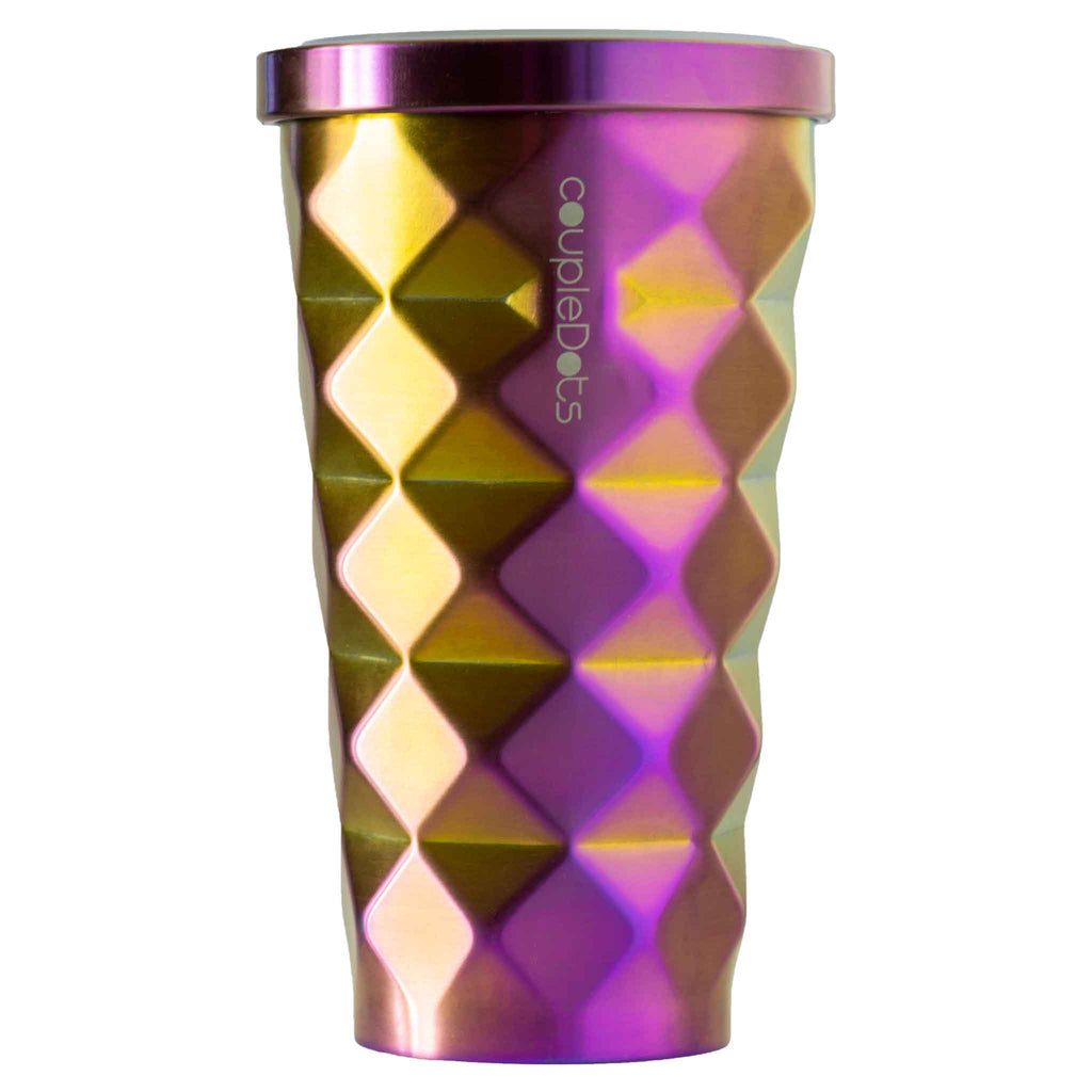 Disco Mug | Travel Mug Tumbler For Hot and Cold Drinks with Straw