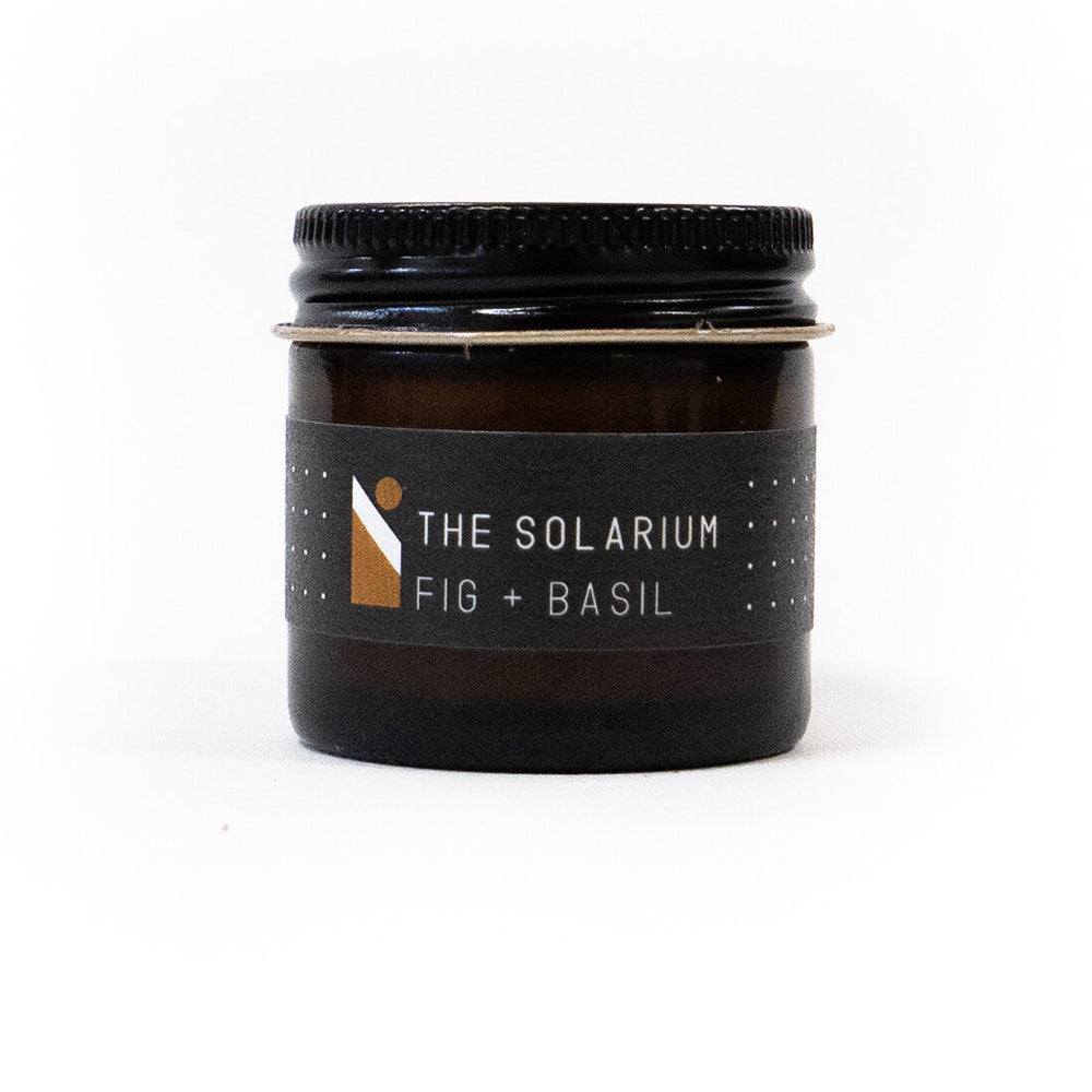 the solarium solid perfume balm - fig + basil | field kit
