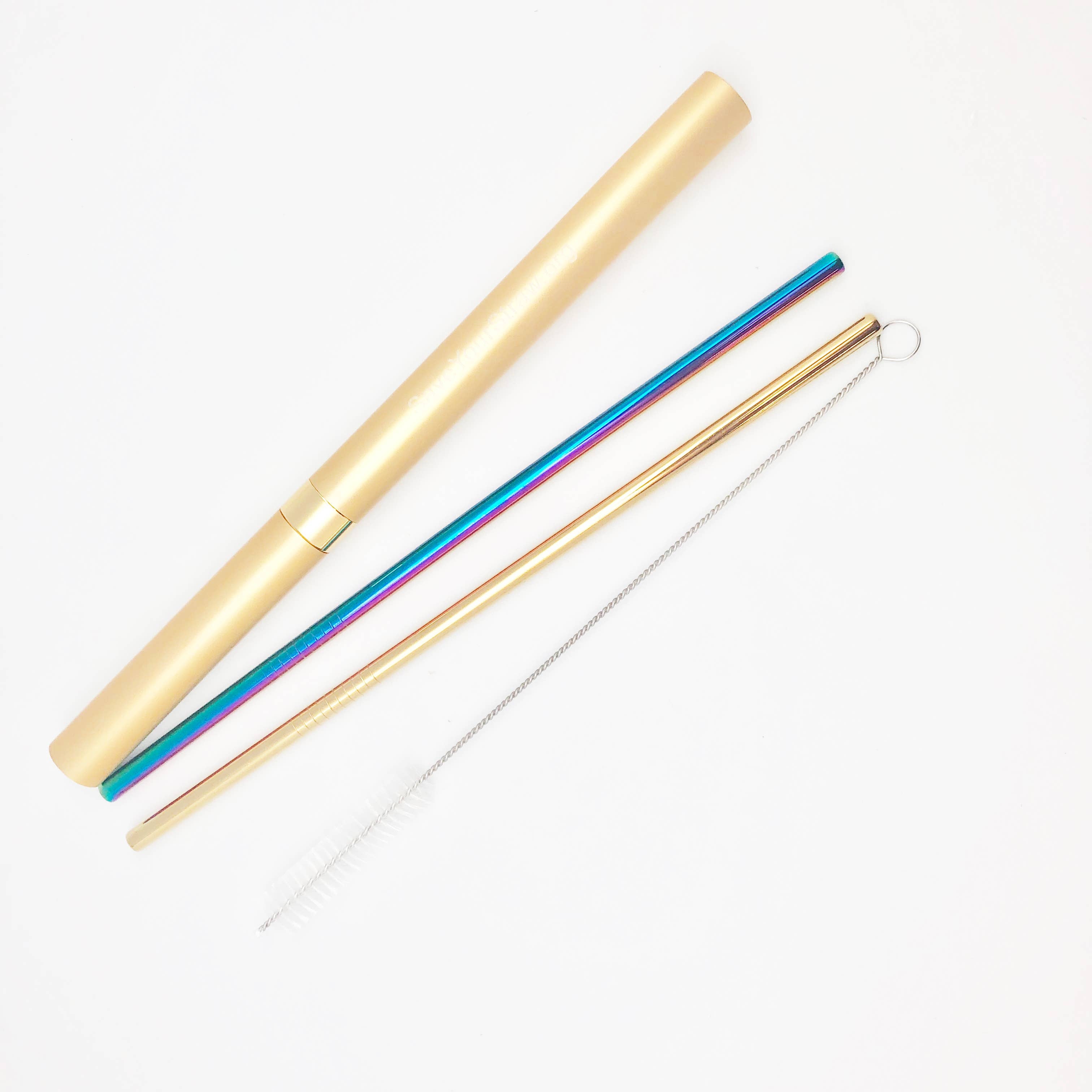 Save My Straw | Two Straw Travel Set with Brush and Case