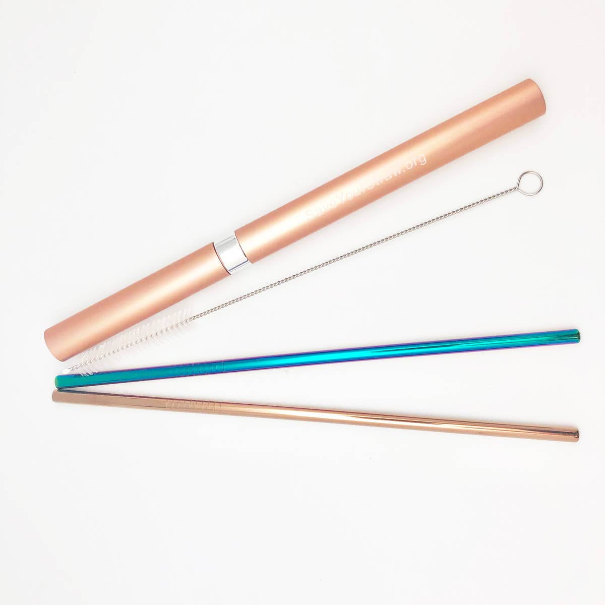 Save My Straw | Two Straw Travel Set with Brush and Case