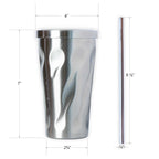 Twister | Travel Mug Tumbler For Hot and Cold Drinks with Straw
