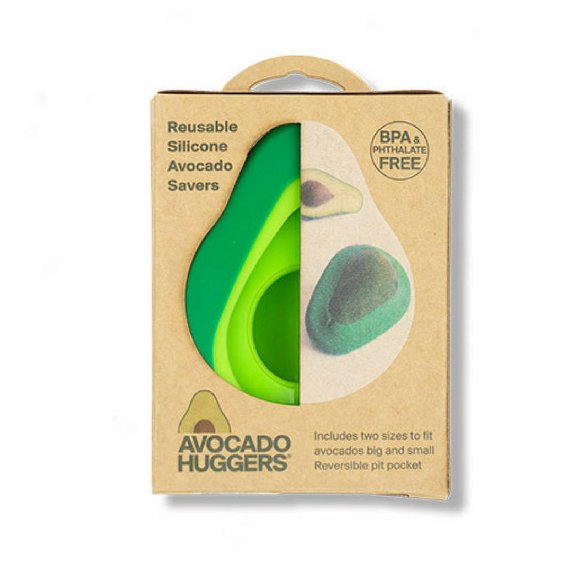 reusable silicone avocado savers (set of 2) - food huggers