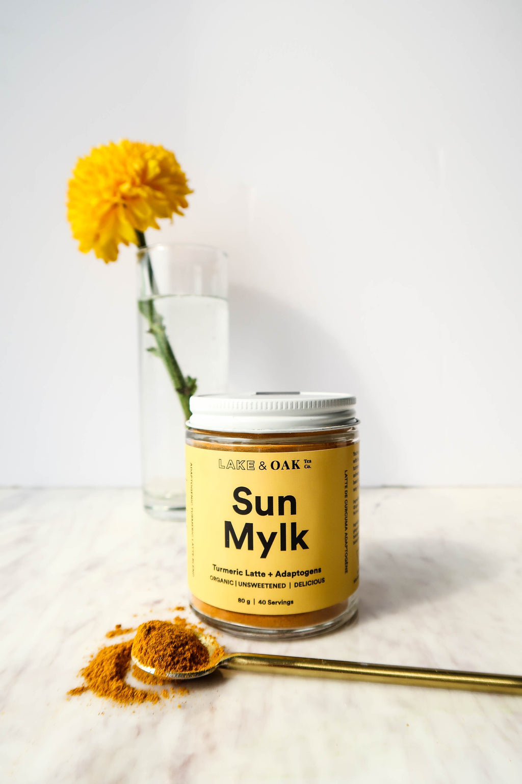 sun mylk - adaptogenic turmeric latte blend tea