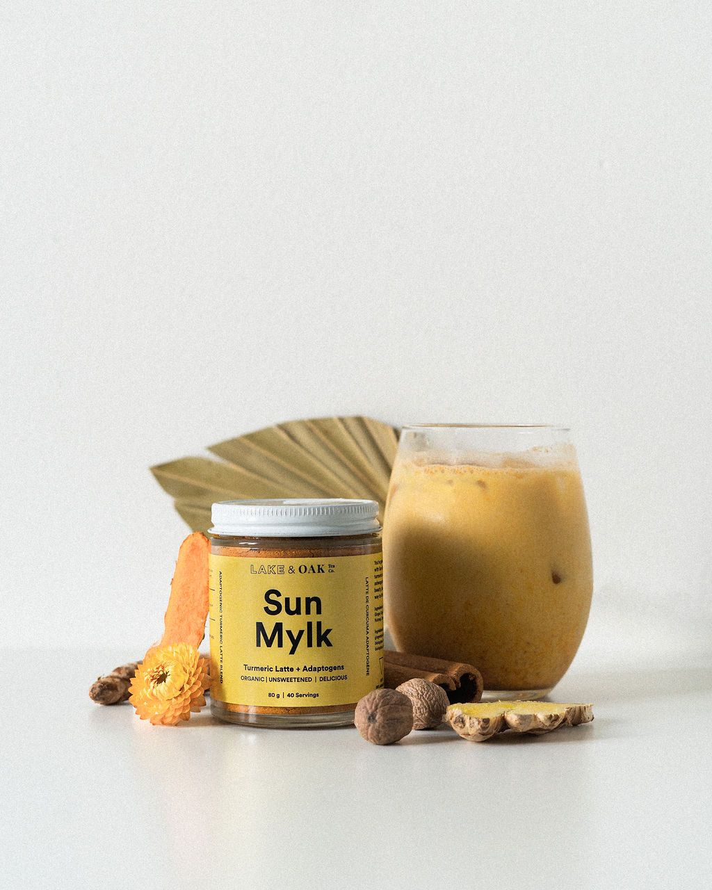 sun mylk - adaptogenic turmeric latte blend tea