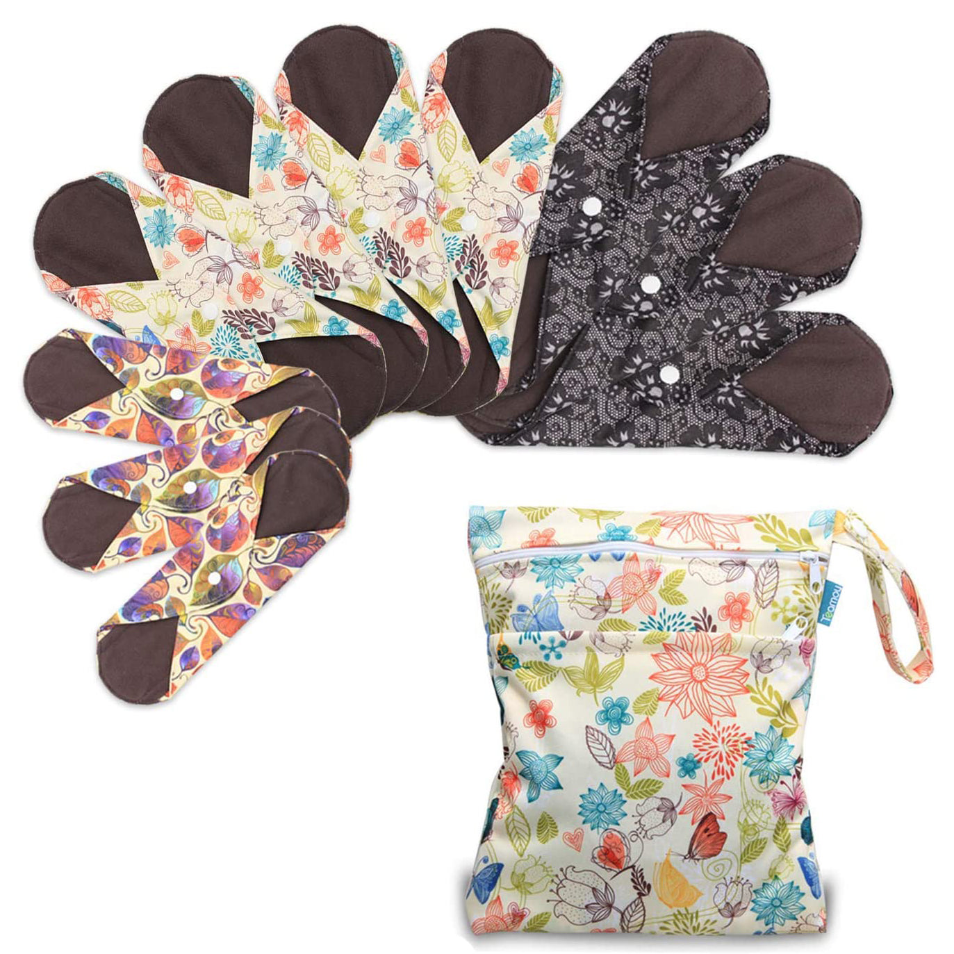 Cloth Reusable Period Pads (Set of 10)