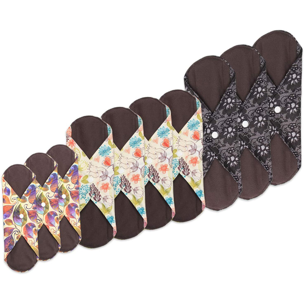 Cloth Reusable Period Pads (Set of 10)