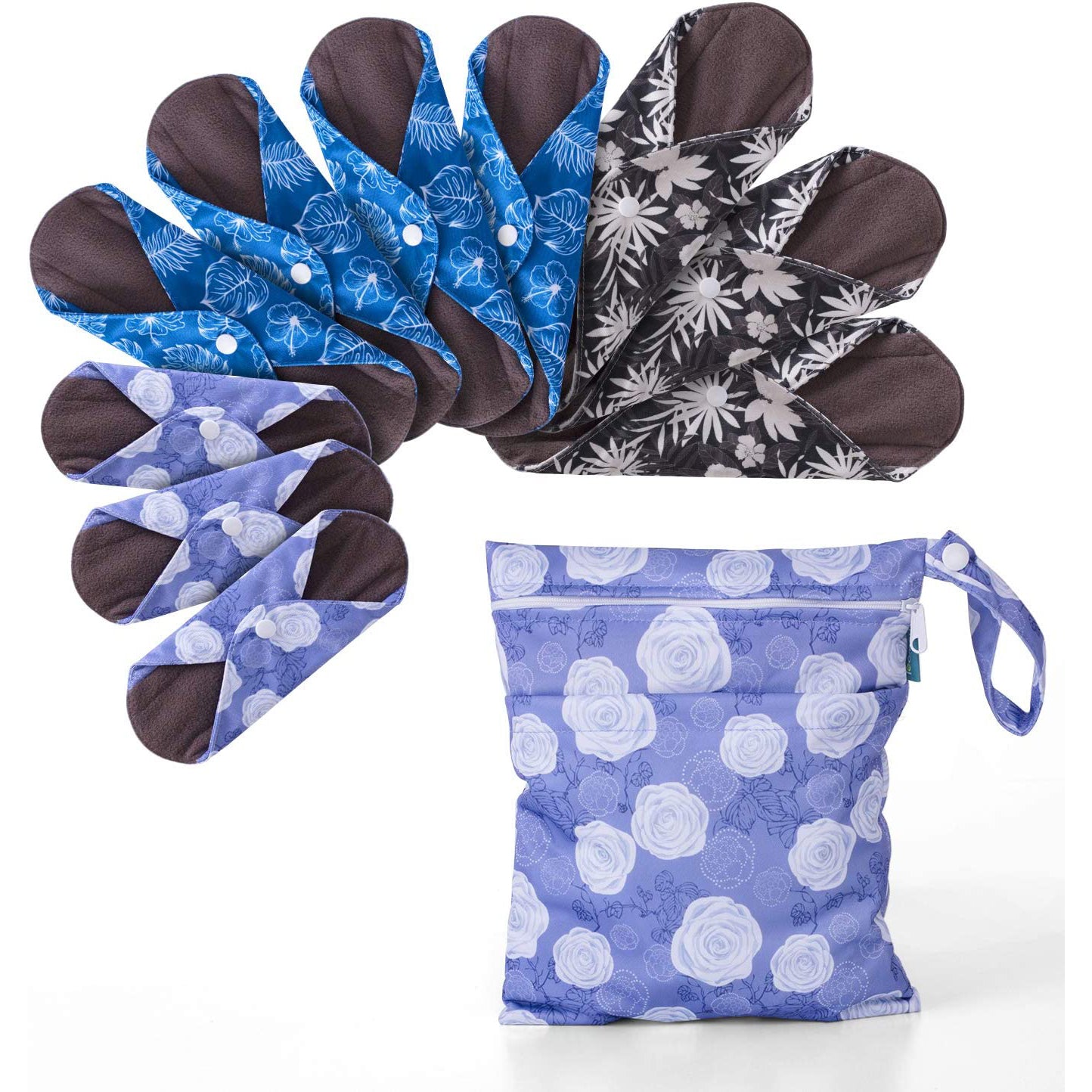 Cloth Reusable Period Pads (Set of 10)