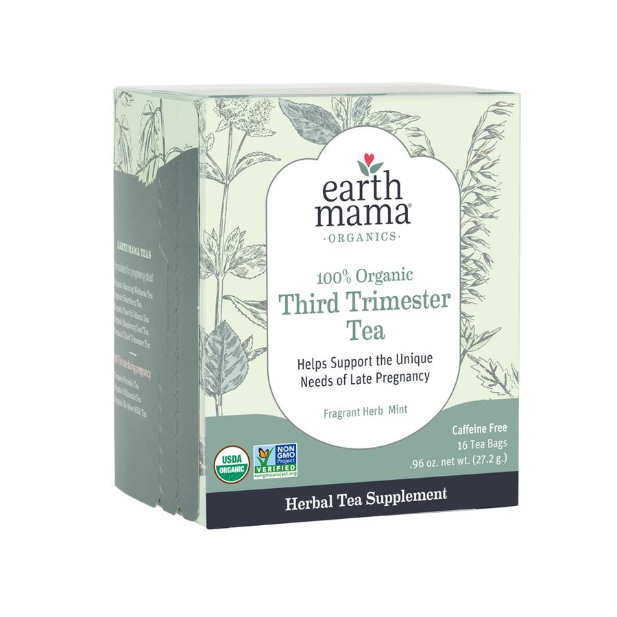 organic third trimester tea - mint | earth mama