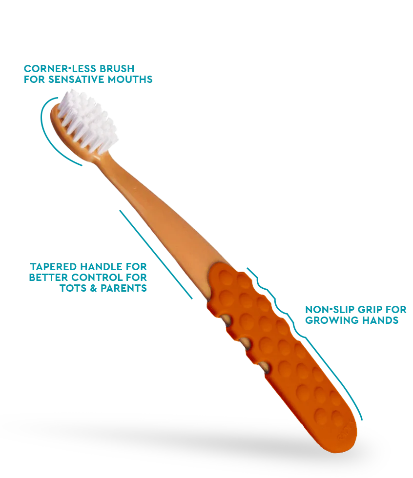 RADIUS Totz Plus Brush (3 yrs+) - Kids Toothbrush