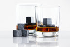 coupleDots Whiskey Stones and Stainless Steel Drinking Straw Set