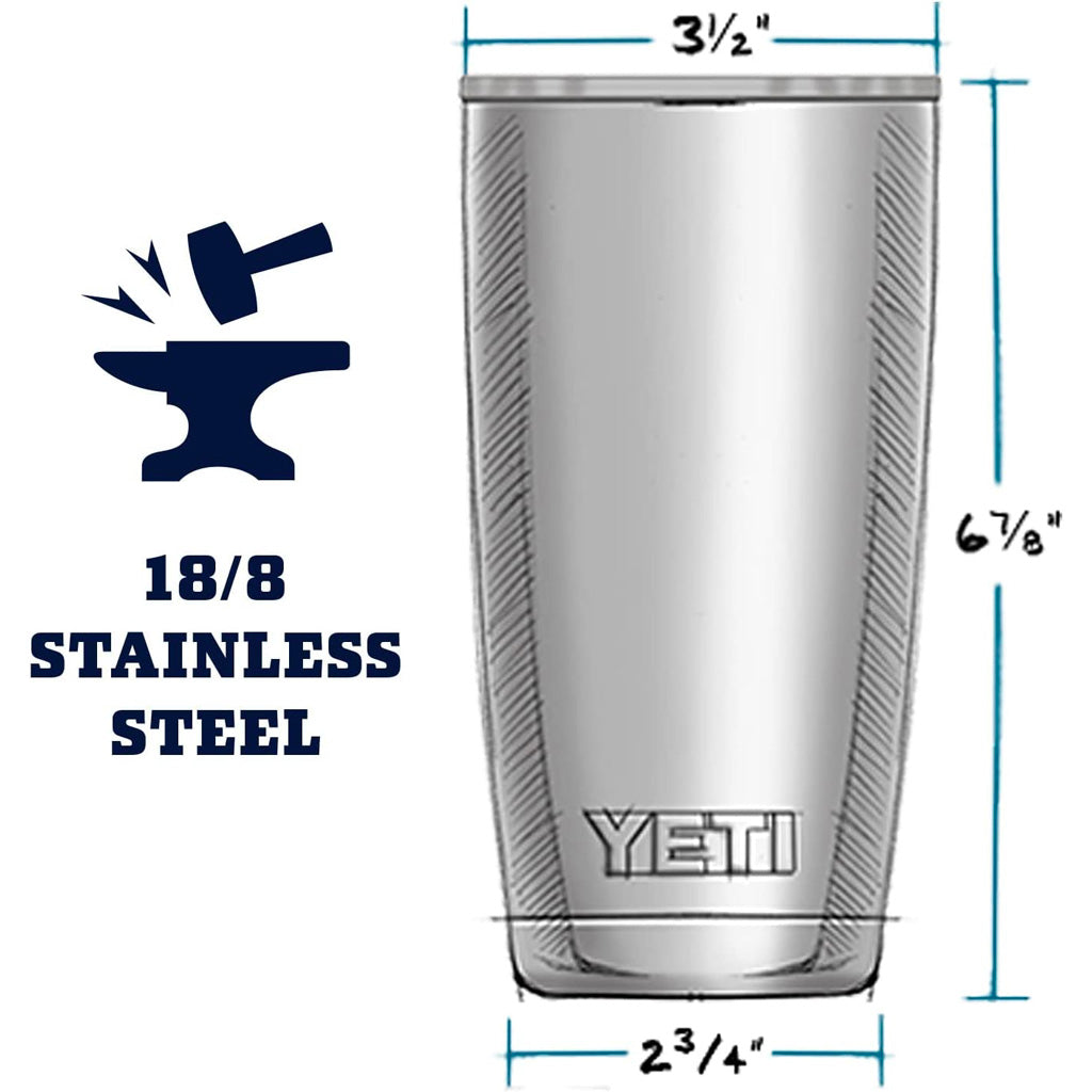 YETI Rambler 20 oz. Tumbler with Magslider Lid - Brick Red