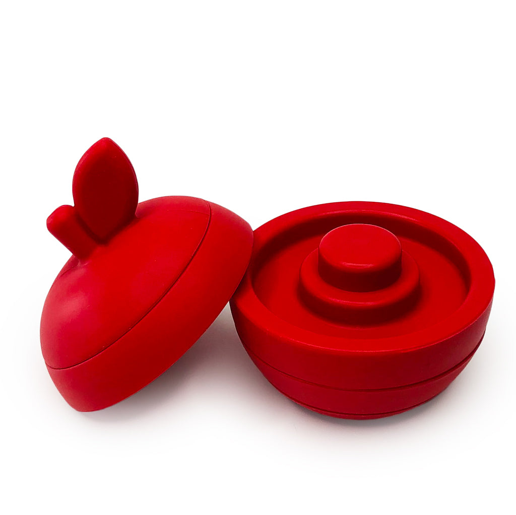 silicone fruit stacking toy for babies and toddlers