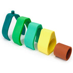 silicone fruit stacking toy for babies and toddlers