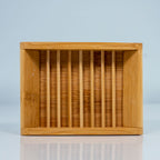 dual layer bamboo soap dish