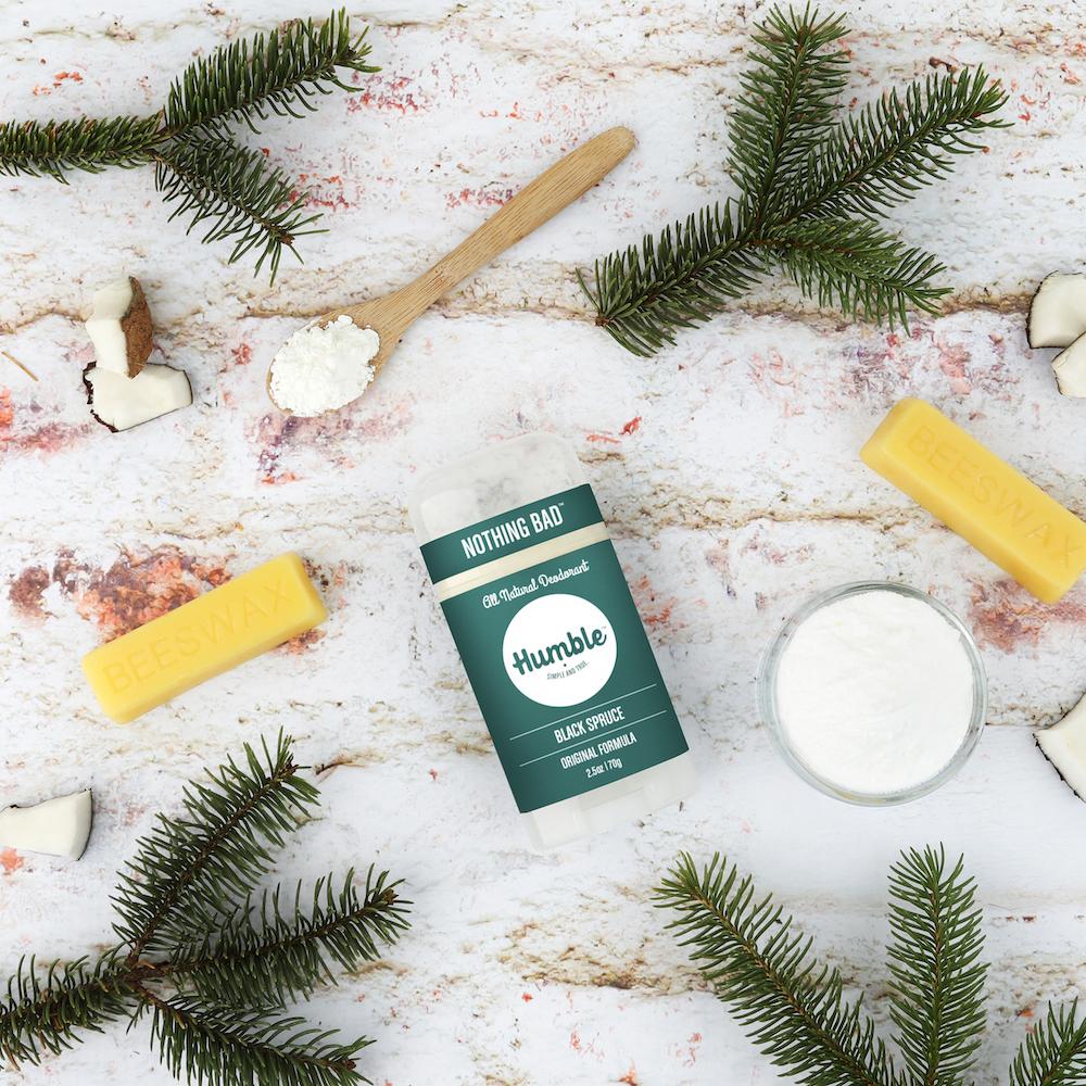 Humble all natural deodorant - black spruce