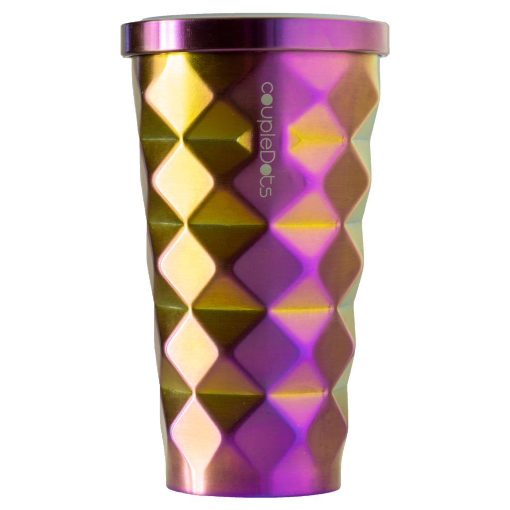 Disco Mug | Travel Mug Tumbler For Hot and Cold Drinks with Straw