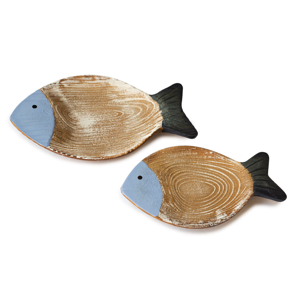 nautical wooden fish wall decor