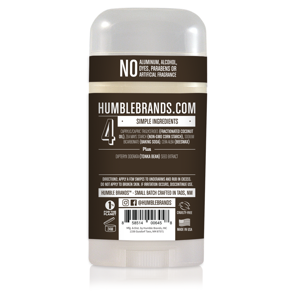 Humble all natural deodorant - forbidden tonka bean