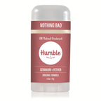 Humble all natural deodorant - geranium & vetiver