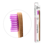 humble brush adult - purple, medium bristles