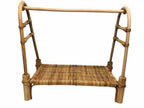 doll rattan clothes rack