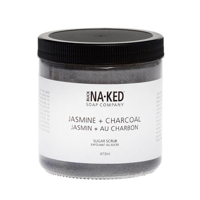 Buck Naked | jasmine + charcoal sugar scrub