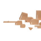 Minimal Wooden Animal Set by Floris Hovers