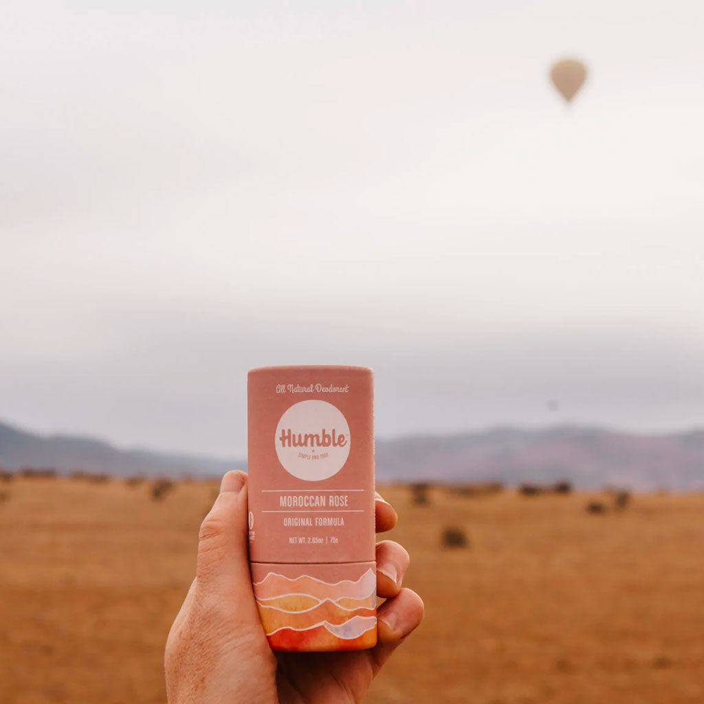 Humble natural deodorant - moroccan rose | plastic free