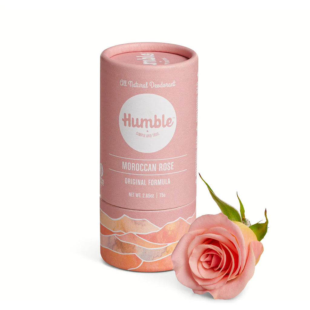 Humble natural deodorant - moroccan rose | plastic free