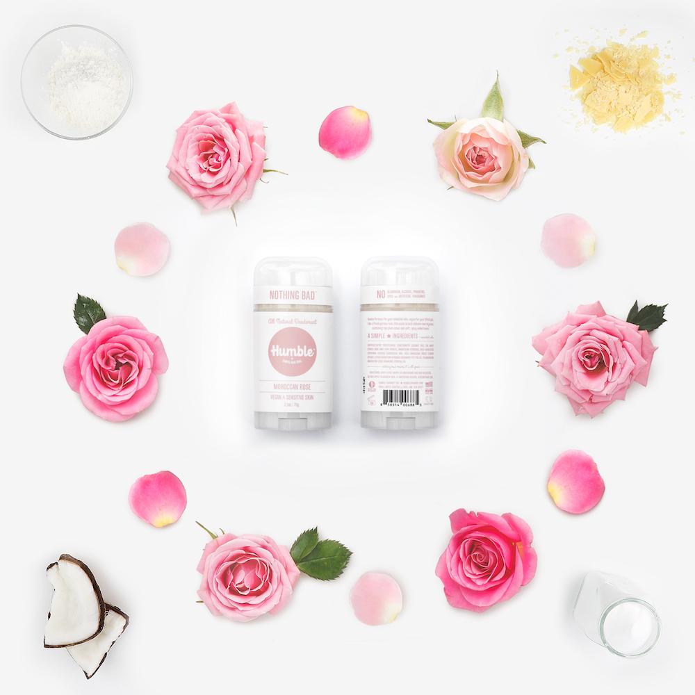 Humble vegan deodorant - moroccan rose