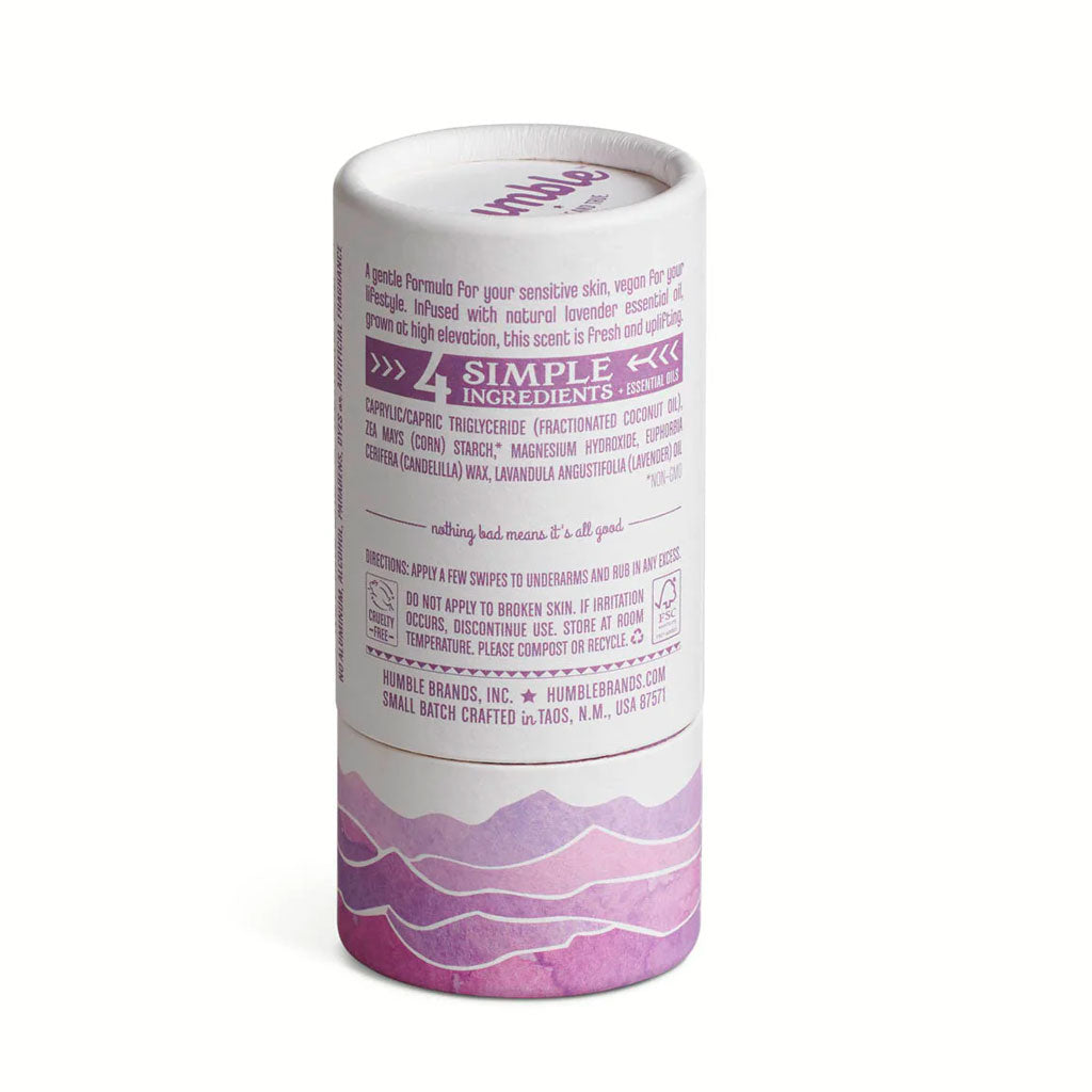 Humble vegan deodorant - mountain lavender | plastic free