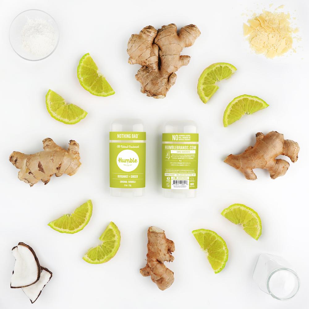 Humble all natural deodorant - bergamot & ginger