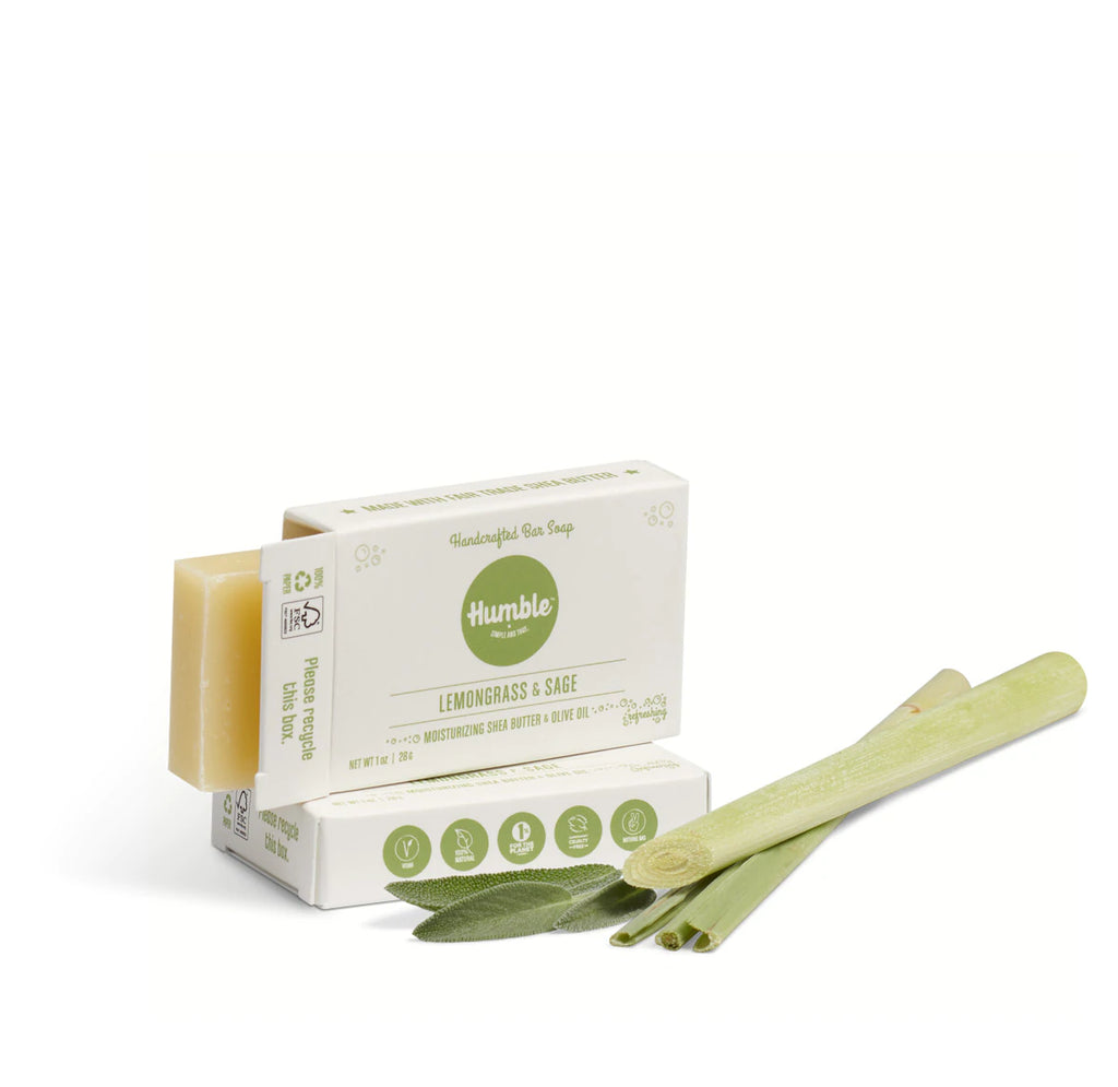 Humble natural soap bar - lemongrass & sage