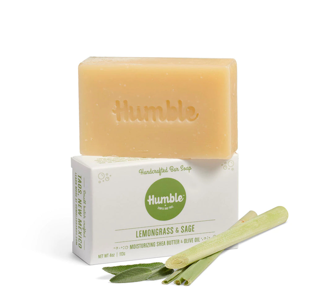 Humble natural soap bar - lemongrass & sage