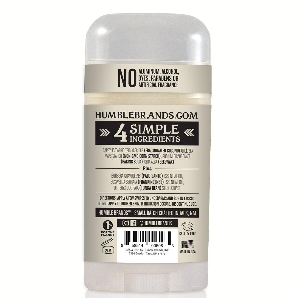 Humble all natural deodorant - palo santo & frankincense
