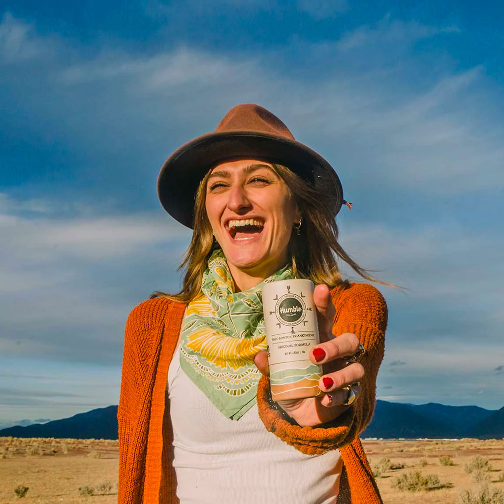 Humble natural deodorant - palo santo & frankincense | plastic free